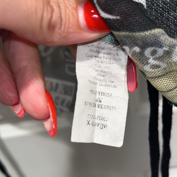 VINTAGE Y2K 90s Photo Print Magazine Collage Mesh Top high fashion retro - Picture 8 of 10